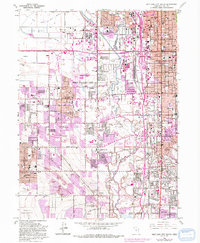 Salt Lake City South 1963 topographic map thumbnail