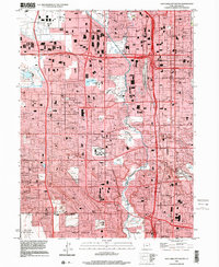 Salt Lake City South 1999 topographic map thumbnail