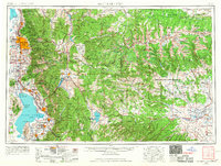 Salt Lake City 1954 topographic map thumbnail