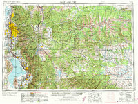 Salt Lake City 1954 topographic map thumbnail