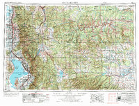 Salt Lake City 1954 topographic map thumbnail