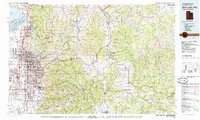 Salt Lake City topographic map thumbnail