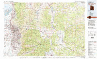 Salt Lake City 1980 topographic map thumbnail