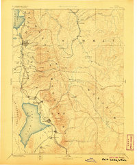 Salt Lake 1885 topographic map thumbnail