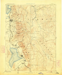Salt Lake 1885 topographic map thumbnail