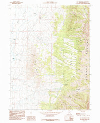 Salt Mountain 1985 topographic map thumbnail