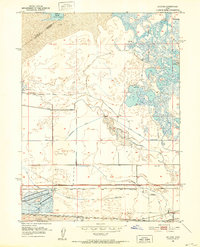 Saltair 1951 topographic map thumbnail