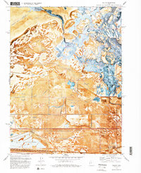Saltair topographic map thumbnail