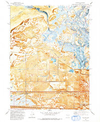 Saltair 1972 topographic map thumbnail