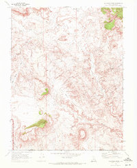 Salvation Creek 1968 topographic map thumbnail