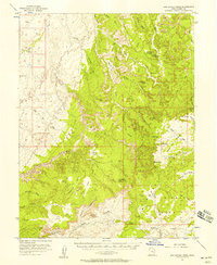 San Rafael Knob 1952 topographic map thumbnail