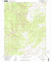 San Rafael Knob 1983 topographic map thumbnail