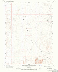 Sand Pass NE 1967 topographic map thumbnail
