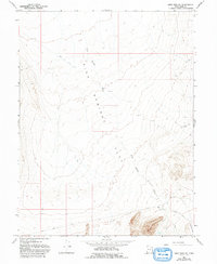 Sand Pass NE 1967 topographic map thumbnail