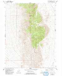 Sand Pass NW 1967 topographic map thumbnail