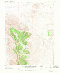Sand Pass SE 1967 topographic map thumbnail