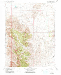 Sand Pass SE 1967 topographic map thumbnail