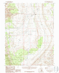 Sandy Creek Benches 1987 topographic map thumbnail