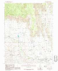 Santa Clara 1986 topographic map thumbnail