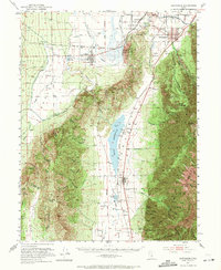 Santaquin 1951 topographic map thumbnail