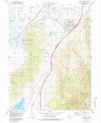 Santaquin 1979 topographic map thumbnail