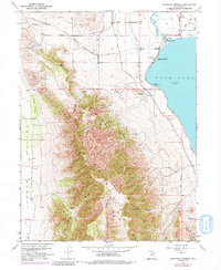 Saratoga Springs 1951 topographic map thumbnail