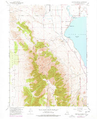 Saratoga Springs 1951 topographic map thumbnail