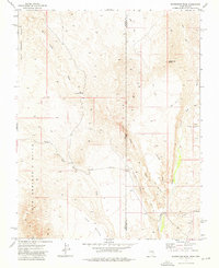 Scarecrow Peak 1973 topographic map thumbnail