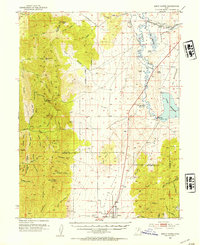 Scipio North 1952 topographic map thumbnail