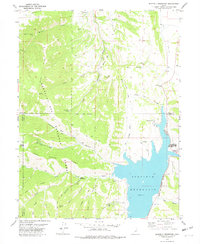 Scofield Reservoir 1978 topographic map thumbnail