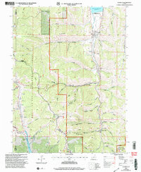 Scofield 2001 topographic map thumbnail