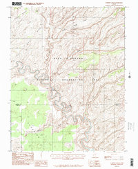 Scorpion Gulch 1987 topographic map thumbnail