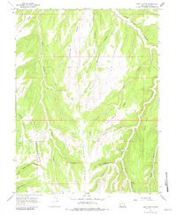 Seep Canyon 1966 topographic map thumbnail