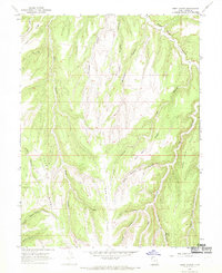 Seep Canyon 1966 topographic map thumbnail