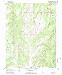 Seep Canyon 1966 topographic map thumbnail
