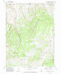 Seven Tree Flat 1972 topographic map preview