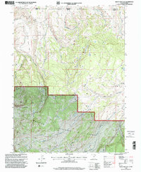 Seven Tree Flat 1998 topographic map thumbnail