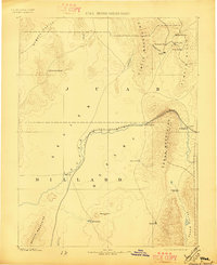Sevier Desert 1885 topographic map thumbnail