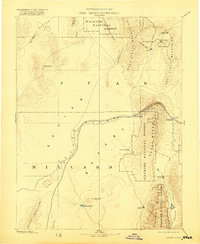 Sevier Desert 1885 topographic map thumbnail