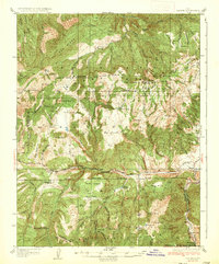Sevier 1935 topographic map preview