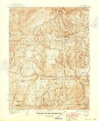 Sevier 1935 topographic map thumbnail