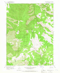 Sharp Mountain 1964 topographic map thumbnail