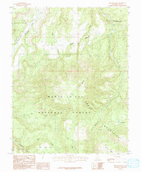Shay Mountain 1985 topographic map thumbnail