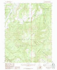 Shay Mountain 1985 topographic map thumbnail