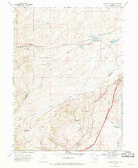 Shearing Corral 1968 topographic map preview
