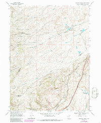 Shearing Corral 1968 topographic map preview