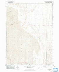 Sheep Mountain 1991 topographic map preview