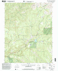 Shelly Baldy Peak 2001 topographic map thumbnail