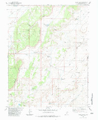 Short Canyon 1983 topographic map thumbnail