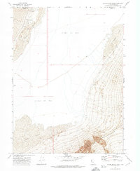 Silver Island Pass 1971 topographic map thumbnail